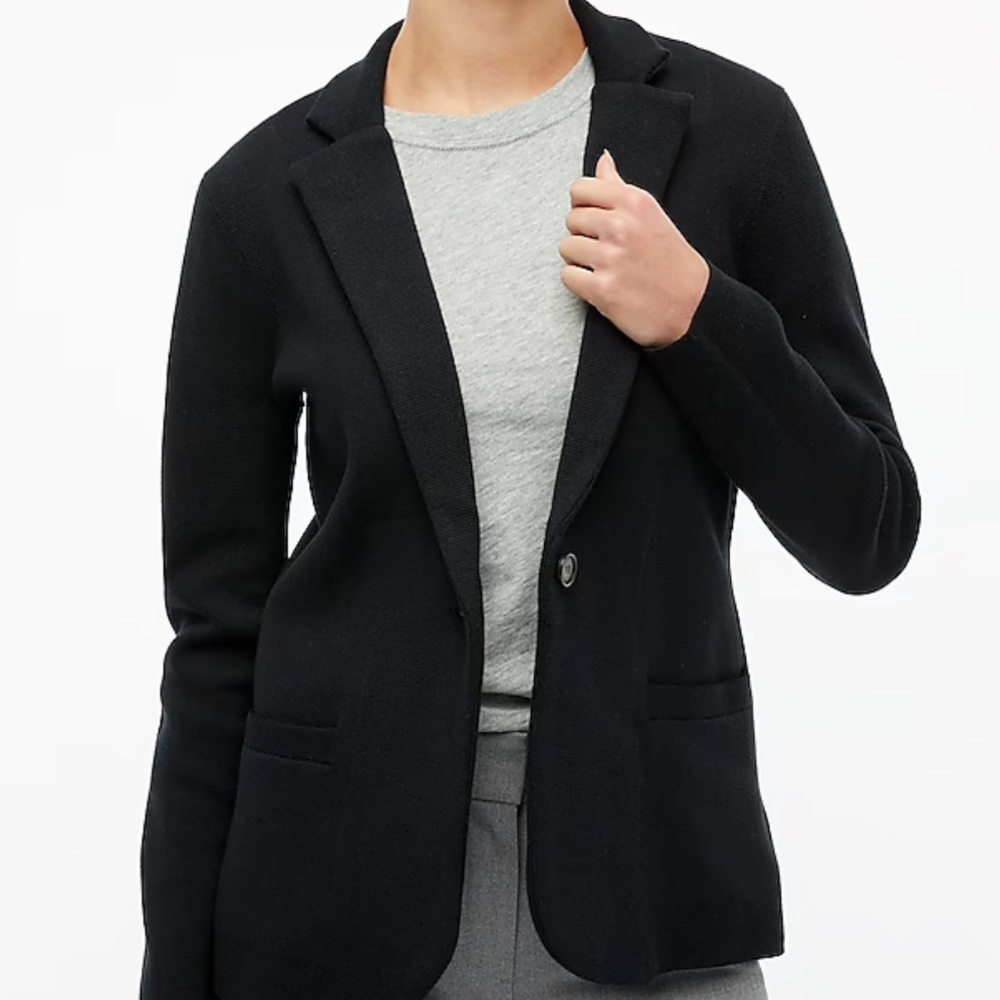 Jcrew sweater blazer